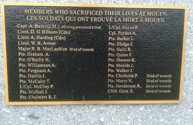 10th BN The Highland Light Infantry Memorial